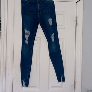 Womens /Juniors Size 7 High Waisted Jeans